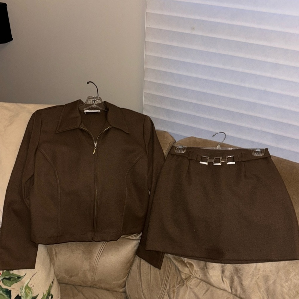A. BYER matching skirt and jacket great quality!